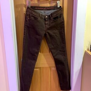 Articles of Society jeans brown straight leg 27
